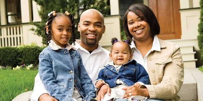 FamilyOnHouseSteps